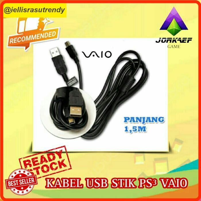 KABEL USB VAIO PS3 MURAH - CHARGER STIK PS3 - kabel charger stik PS3 - KABEL STIK PS3 VAIO