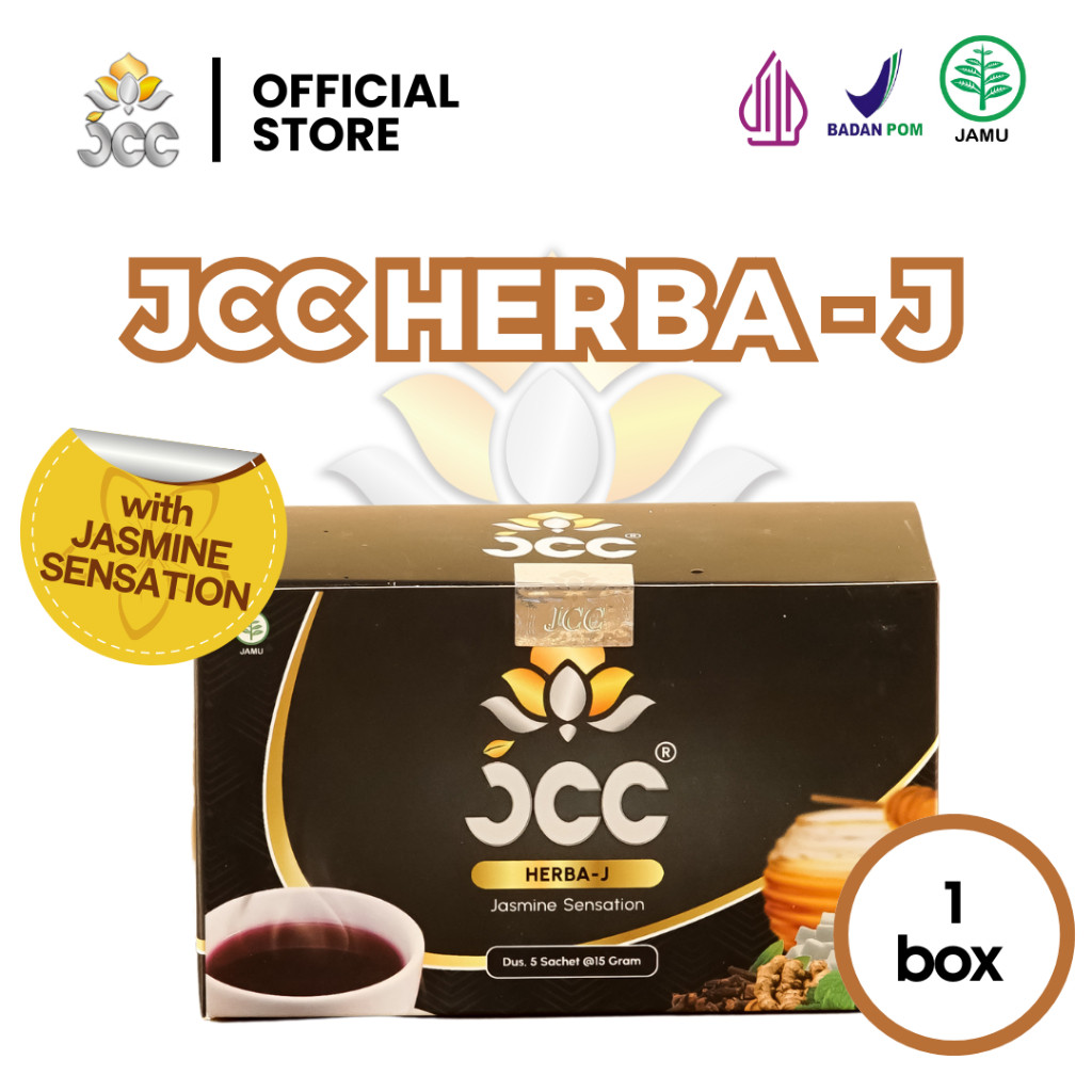 

JCC Herba J Minuman Herbal Jamu Bubuk Aroma Melati dan Madu Terdaftar BPOM - 1 Box isi 5 Sachet
