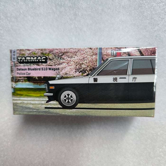 DIECAST TARMAC WORKS DATSUN BLUEBIRD 510 WAGON JAPAN POLICE CAR