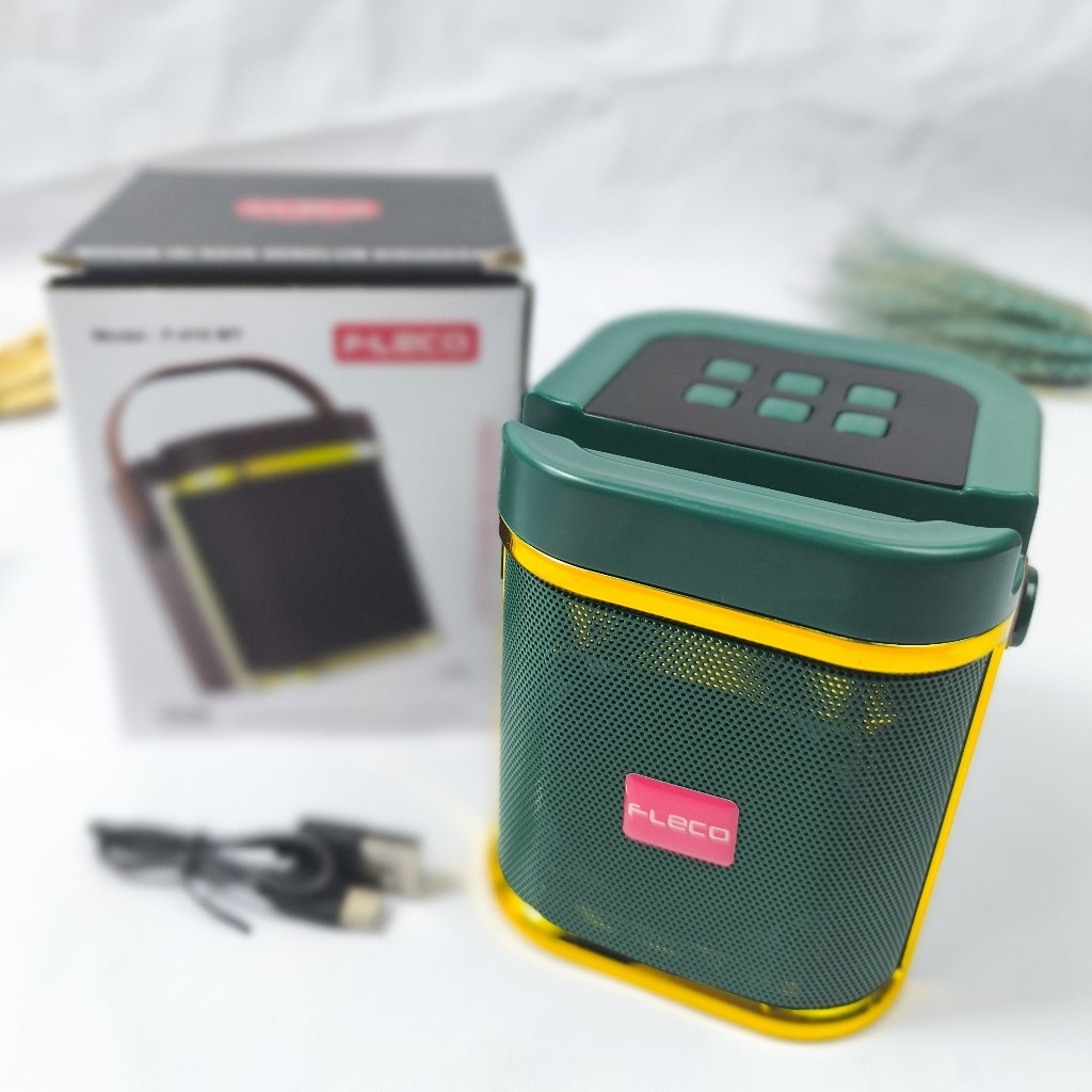 Speaker Portable Fleco F-410 MT Super Bass 15Watt 5jam Durability Nonstop 1800mAh