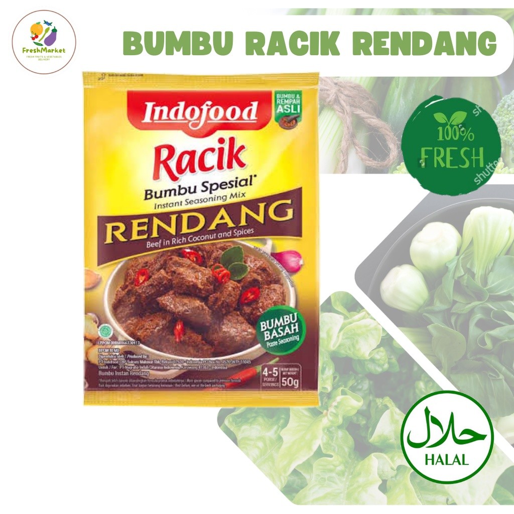 Bumbu Racik Instant Rendang 1 Sachet Sayurinstant