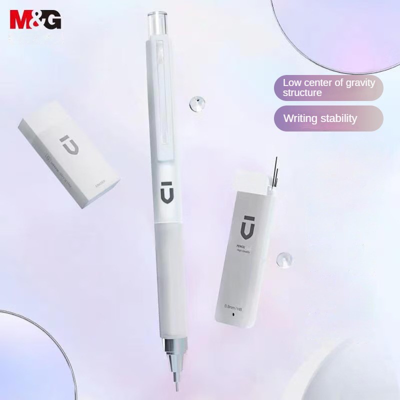 

M&G Mechanical Pencil Set 0.5mm Mechanical Pencil, Eraser, Lead Refills Student Stationery, HB/2B Lead Core