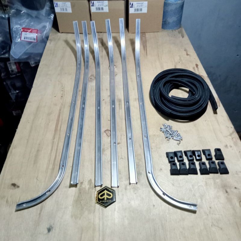 paket triplang set Lis lantai Vespa px PS Excel sprint exclusive bagus