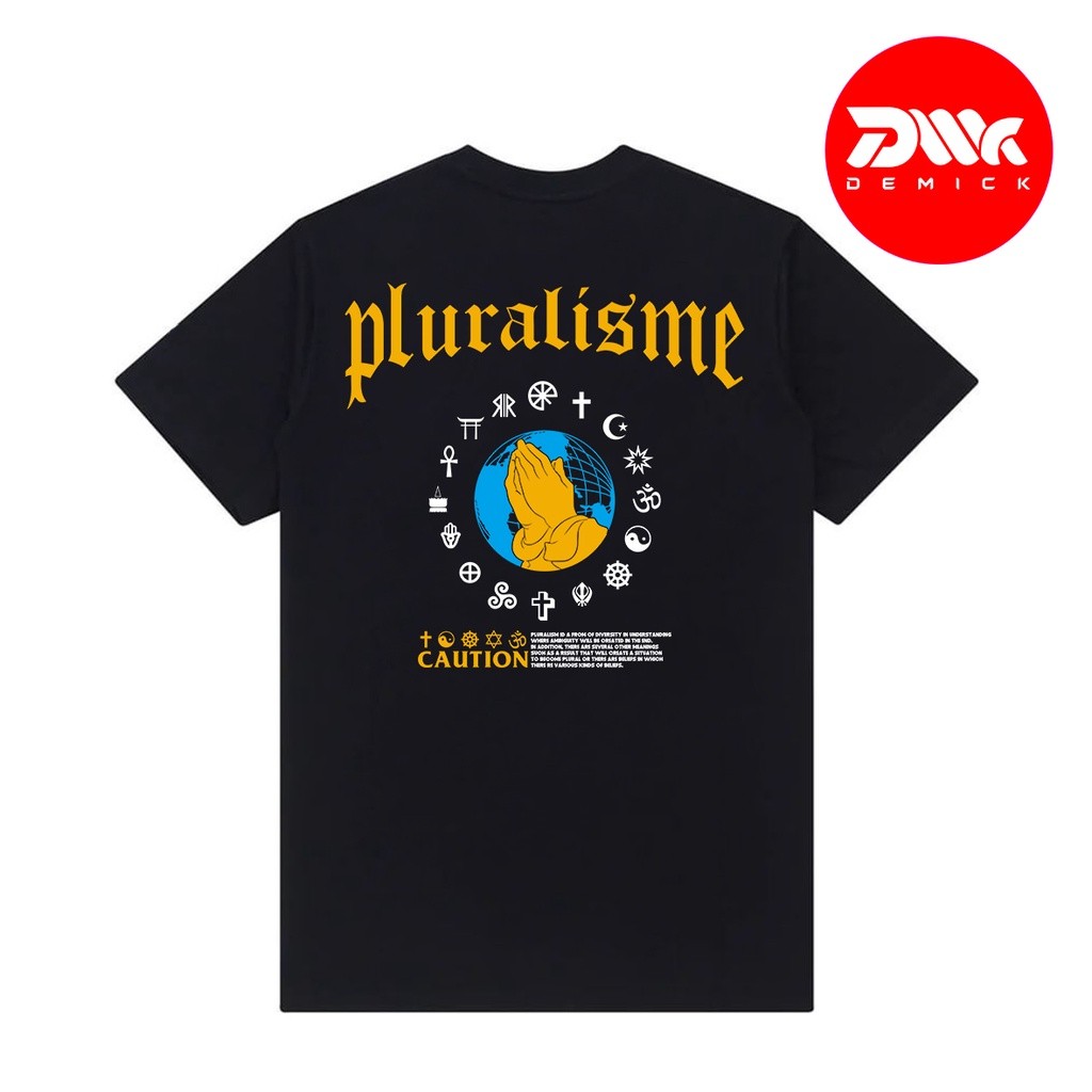 Kaos Pluralisme Agama Baju Pluralisme Kaos Gusdur Kaos sekuler
