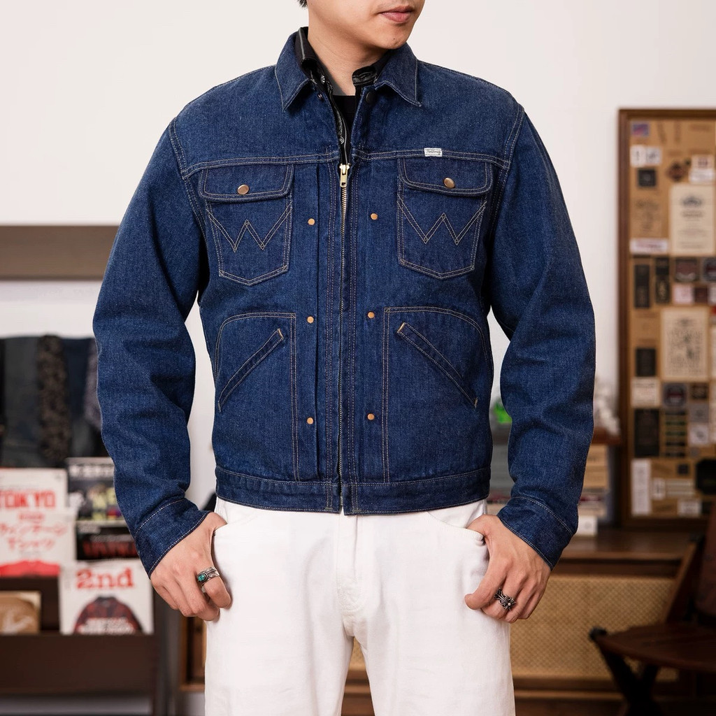 Red Tornado 24MJ Selvedge Denim Jacket in Ingo Wash 1960's Trucker Jean Outerwear