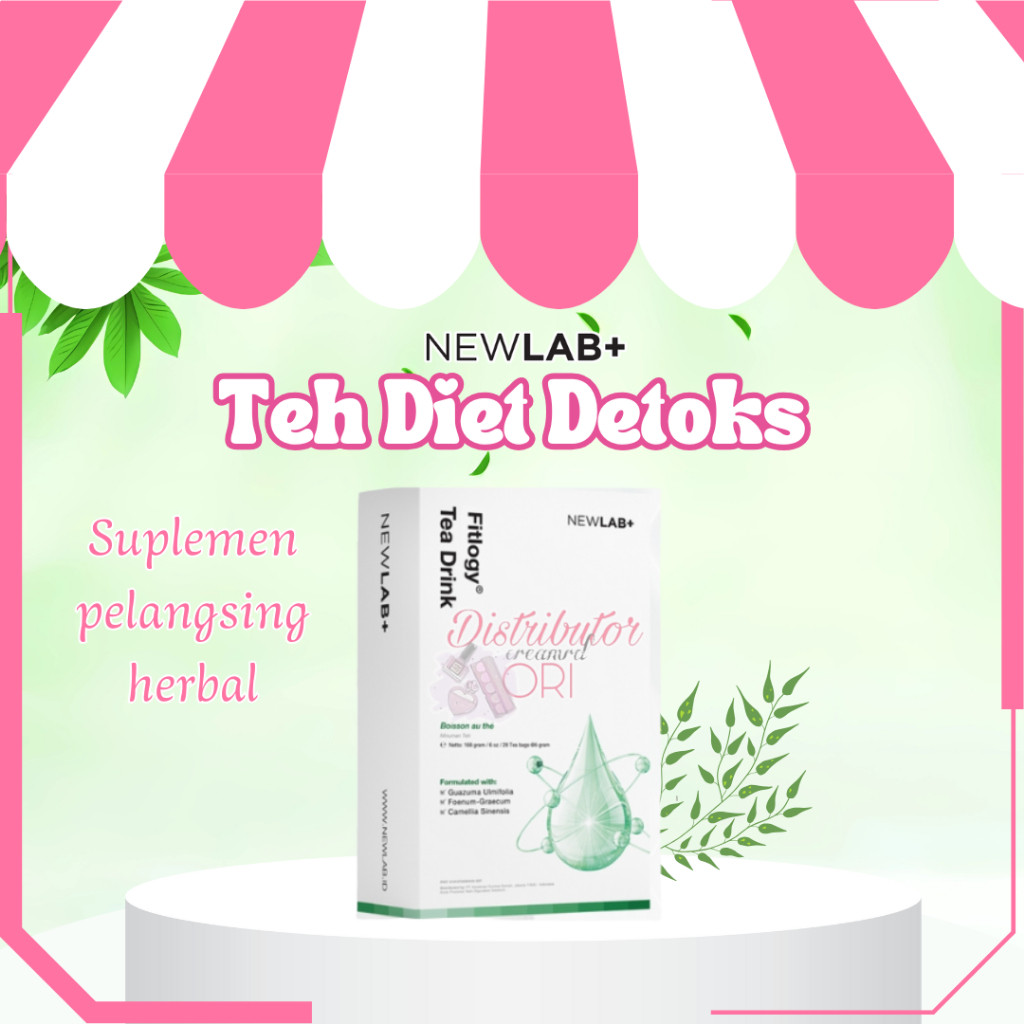 Original NEWLAB TEH DIET DETOKS | Beaudelab Slimming & Detox Green Tea | Suplemen pelangsing herbal 