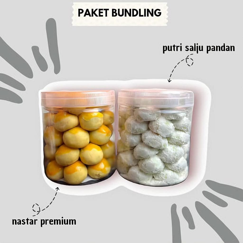 

[PAKET BUNDLING 2 TOPLES]Hampers lebaran paket kue kering cookies bingkisan parsel parcel wisman Premium Kue Kering Kuker Lebaran putri salju nastar kastengel Nutella Tart sagu keju coklat Mede palm Cheese Kue Kacang almond Crispy hampers kacang bawang