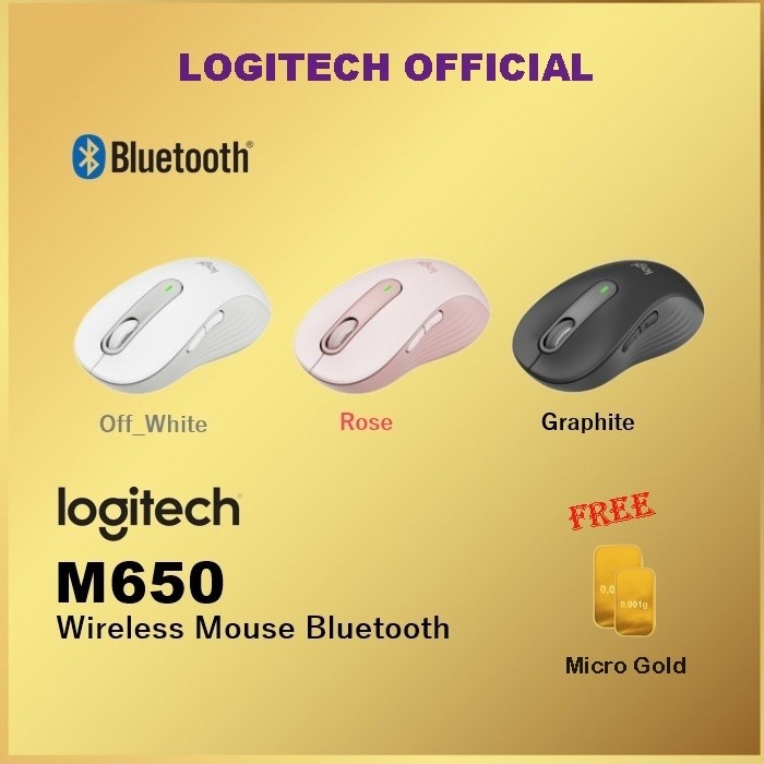 Logitech M650 Wireless Mouse Bluetooh M650/L M 650