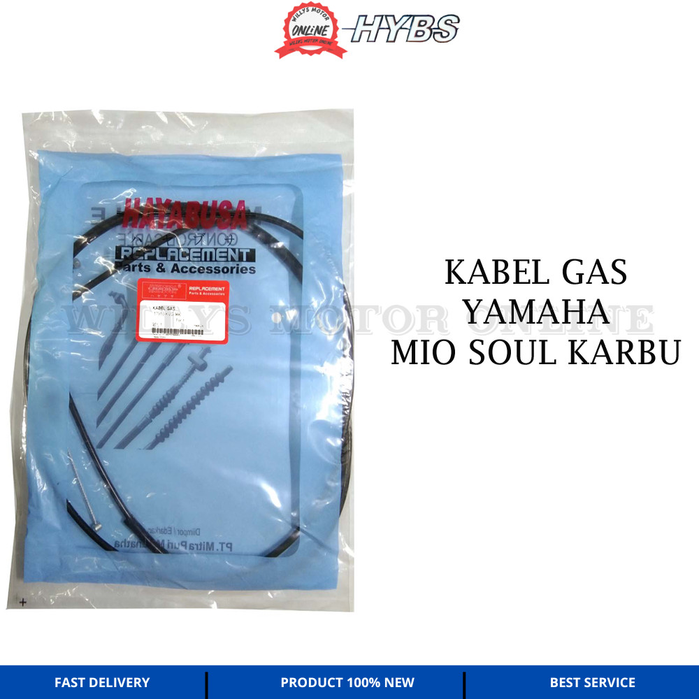 Kabel Gas Mio Soul Karbu HAYABUSA Tali Cable Gas Mio Soul