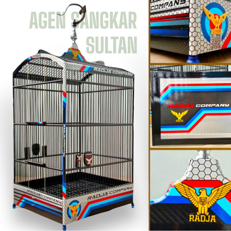 SANGKAR KANDANG RADJA KOTAK DECAL RMI