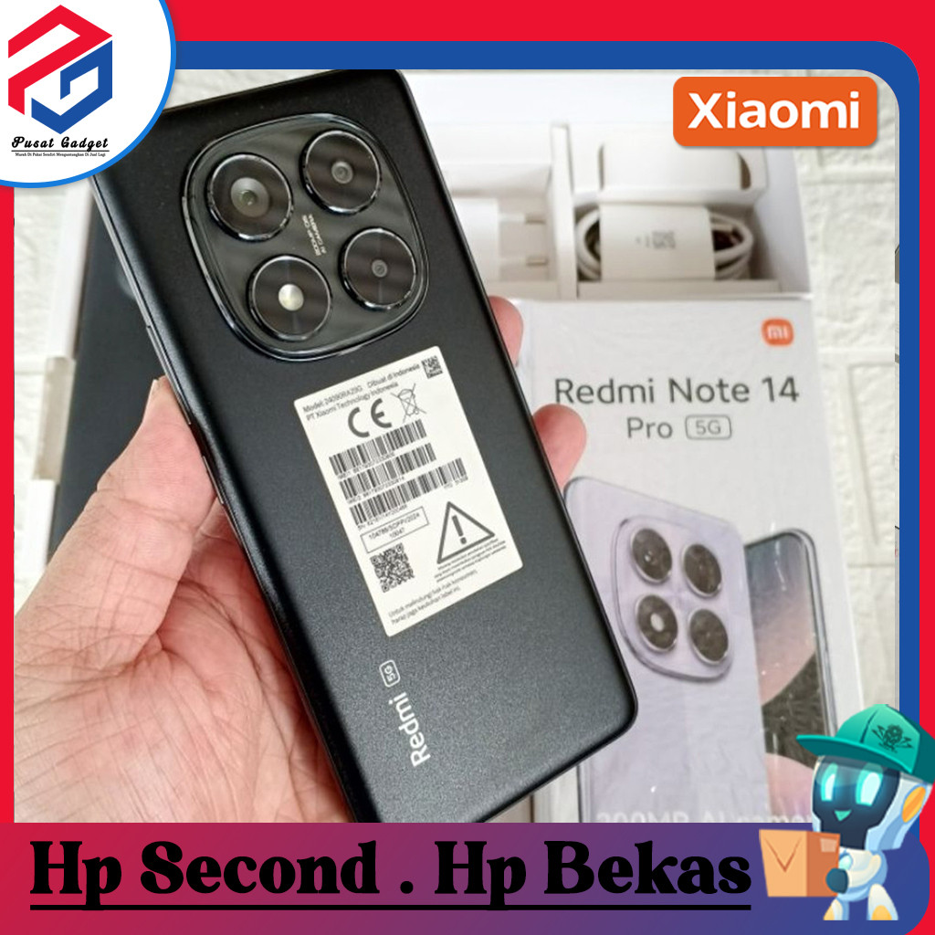 Xiaomi Redmi Note 14 Pro 5G Ram 8/256GB | Ram 12/512GB Second Pusat Gadget