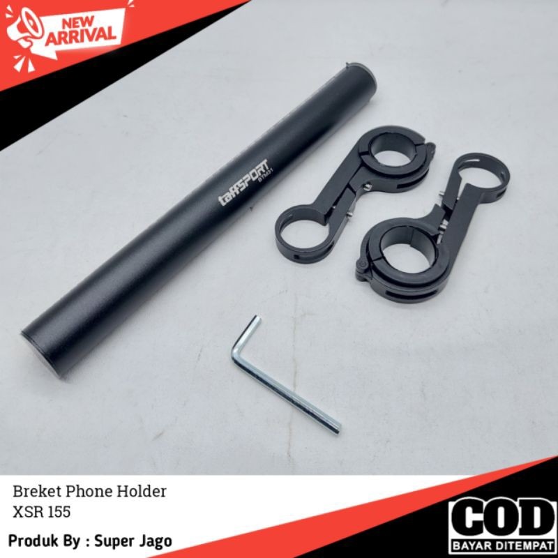 Breket Phone Holder XSR 155 Aluminium Alloy | Breket Dudukan Tempat Holder Hp XSR