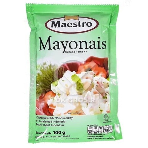 

[Tokome23] COD (ISI 1PCS) DS Maestro Mayonaise Sachet 100 gr