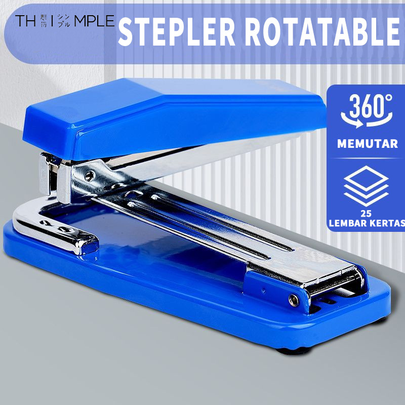 

Triple Stapler stepler rotatable/ Staples meja putar 3 arah besar/ Staples kantor-THIMPLE