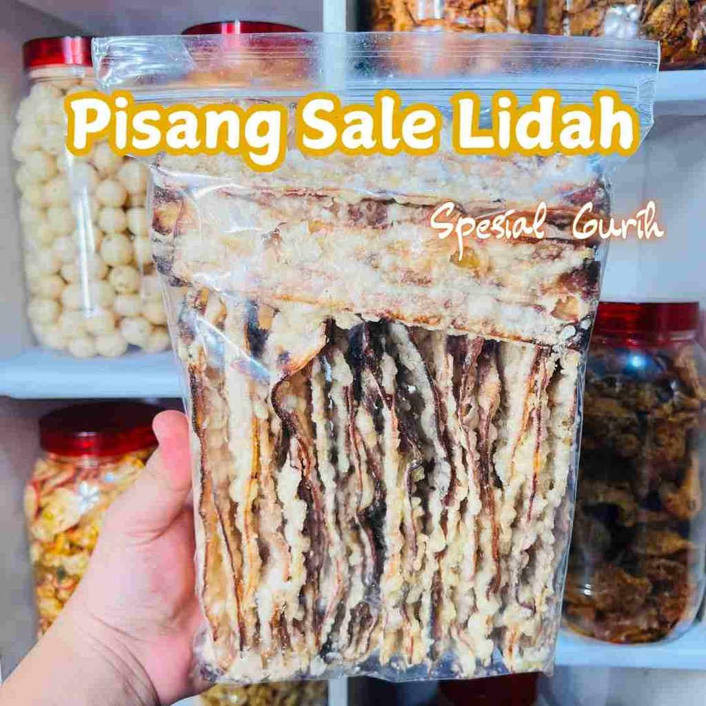 

PISANG SALE LIDAH RASA KEJU 100gr/ KRIPIK PISANG SALE PANJANG / SALE LIDAH KEJU / SNACK KILOAN