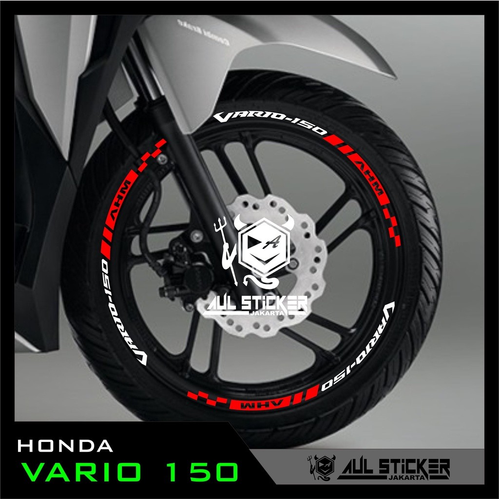 Sticker velg ALL VARIO 150 DEPAN BELAKANG