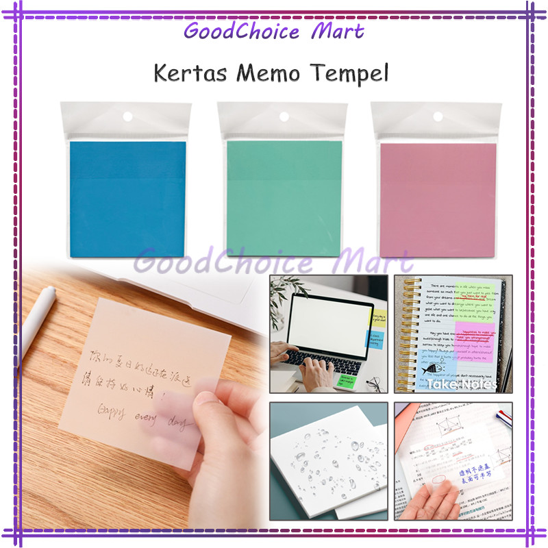 

Kertas Memo Tempel / Memo Bening Tempel