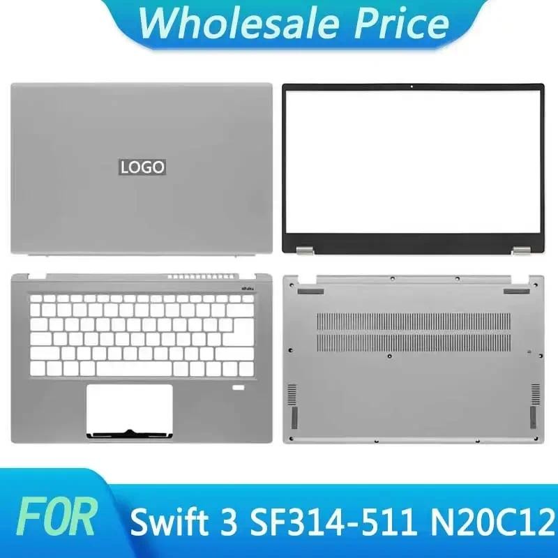 New For Acer Swift 3 SF314-511 N20C12 Laptop LCD Back Cover Front Bezel Upper Palmrest Bottom Base C
