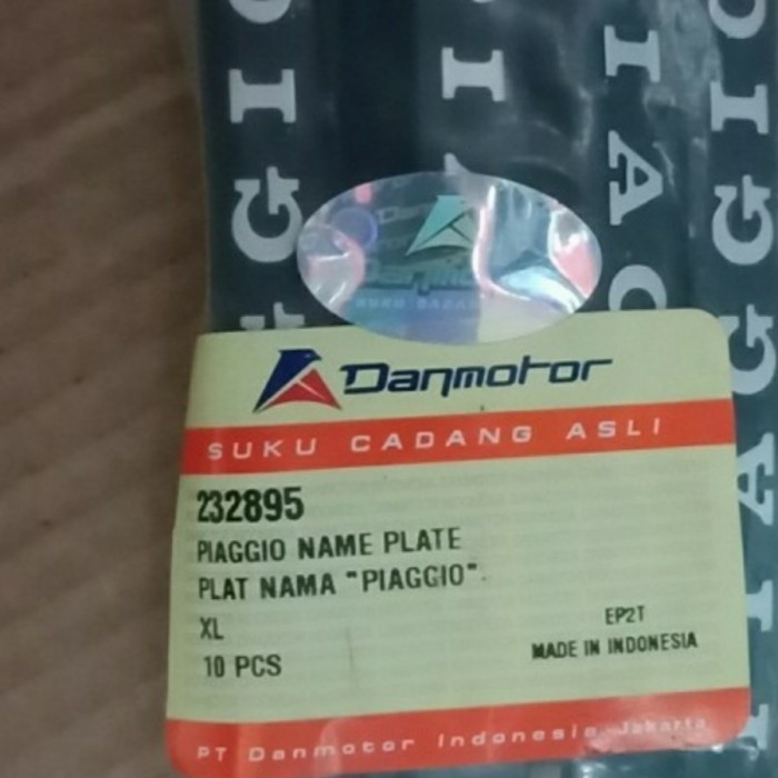 Emblem Logo Piaggio Hidung Klakson Vespa Excel Spartan Danmotor Ori