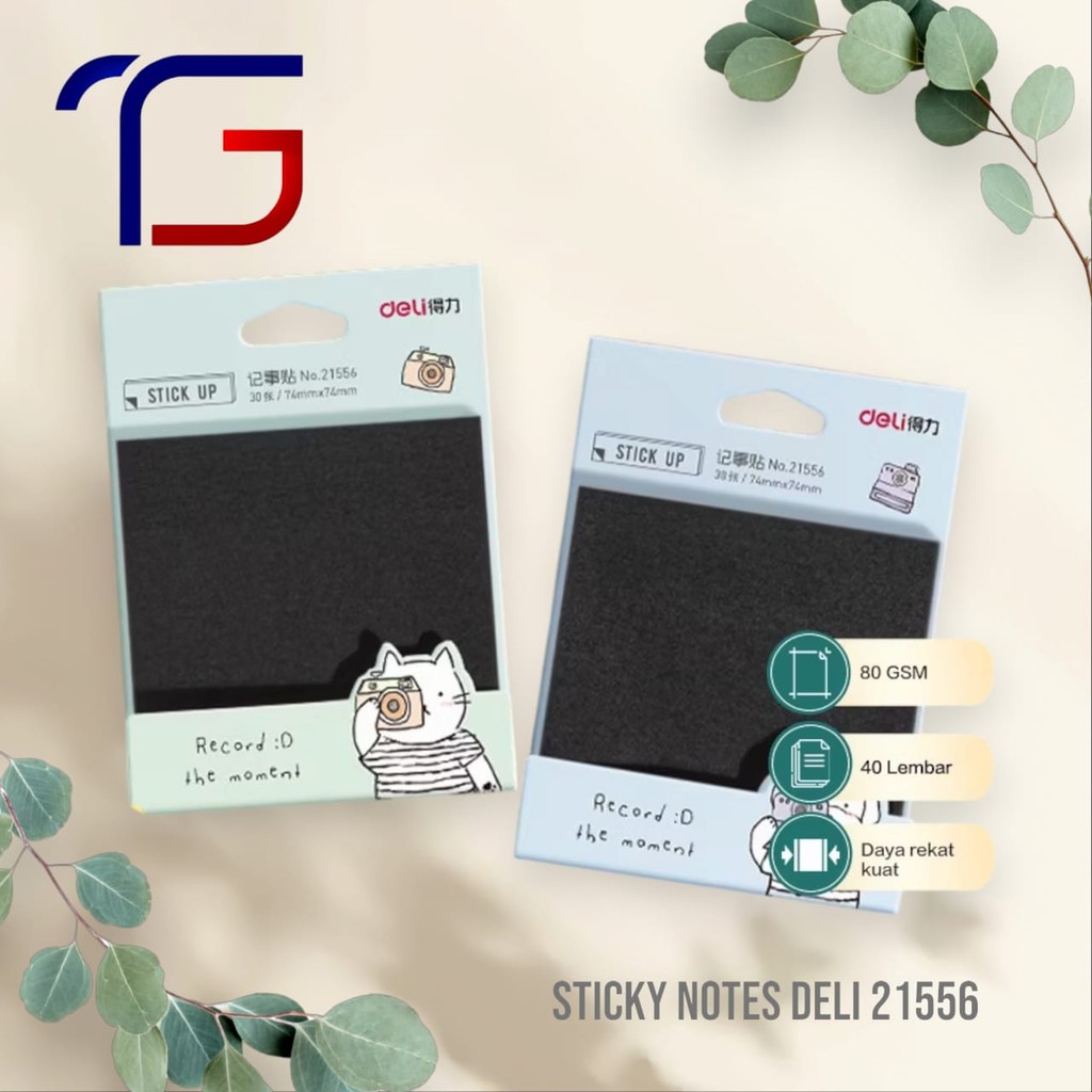 

Sticky Notes Deli 21556 (74mm x 74mm) Berkualitas