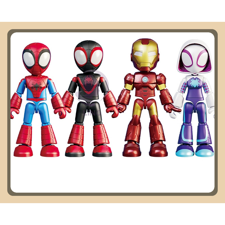 Mainan Blokees Spidey and His Amazing Friends 74801-4