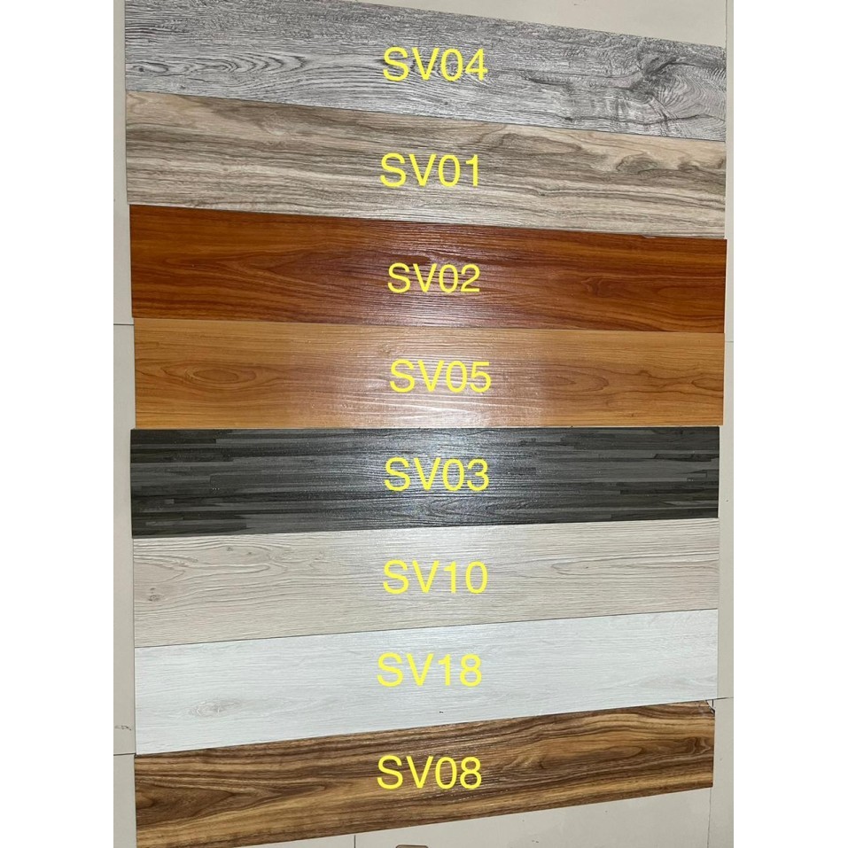 PARKET VINYL LANTAI STIKER WALLPAPER DINDING VYNIL MOTIF KAYU PREMIUM - SV18