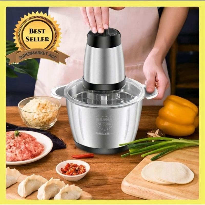 MKC KIMISO Blender Daging Stainless MKC 118 Meat Grinder Stainless 2liter
