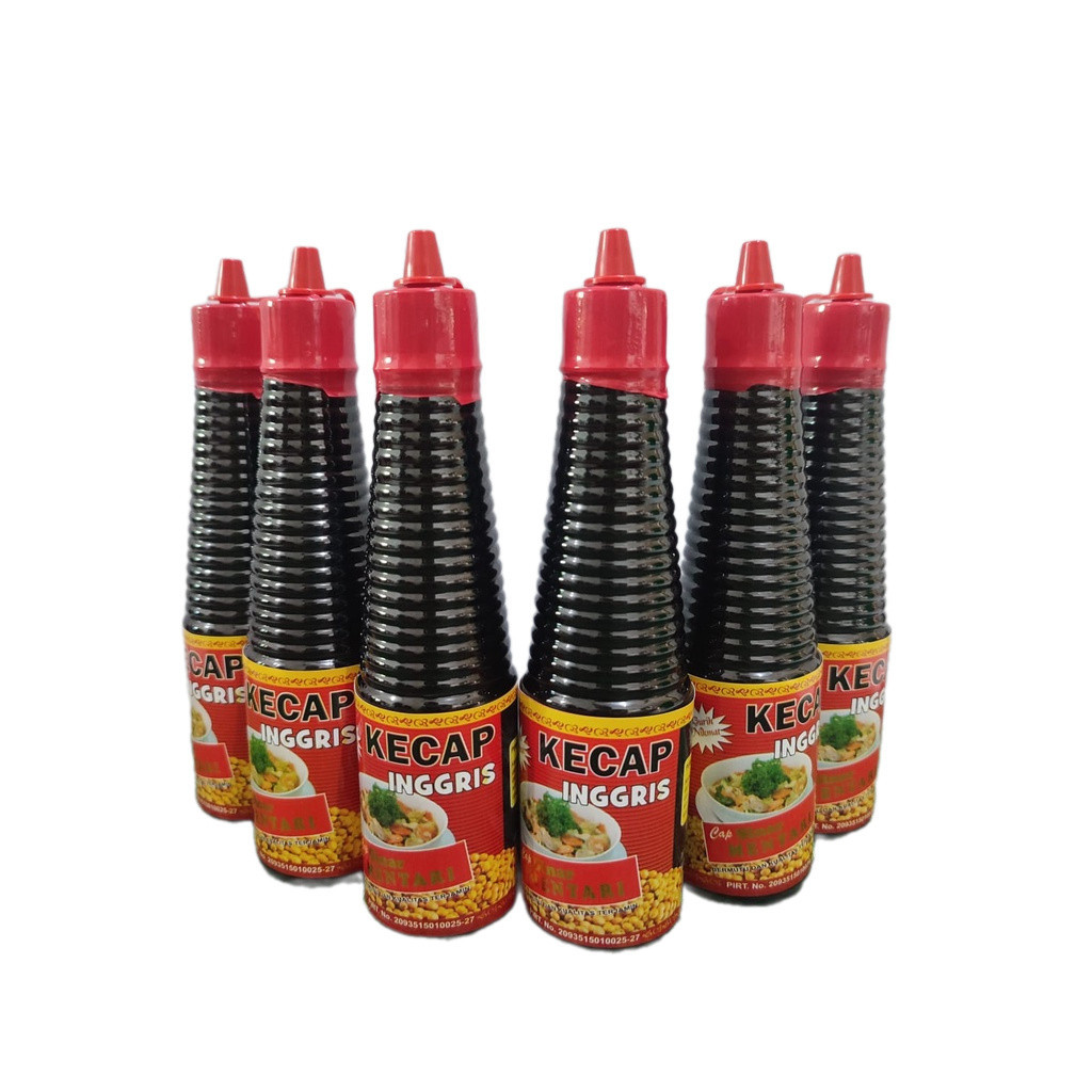 Paket 6 Botol Kecap Inggris Cap Sinar Mentari 150 ml