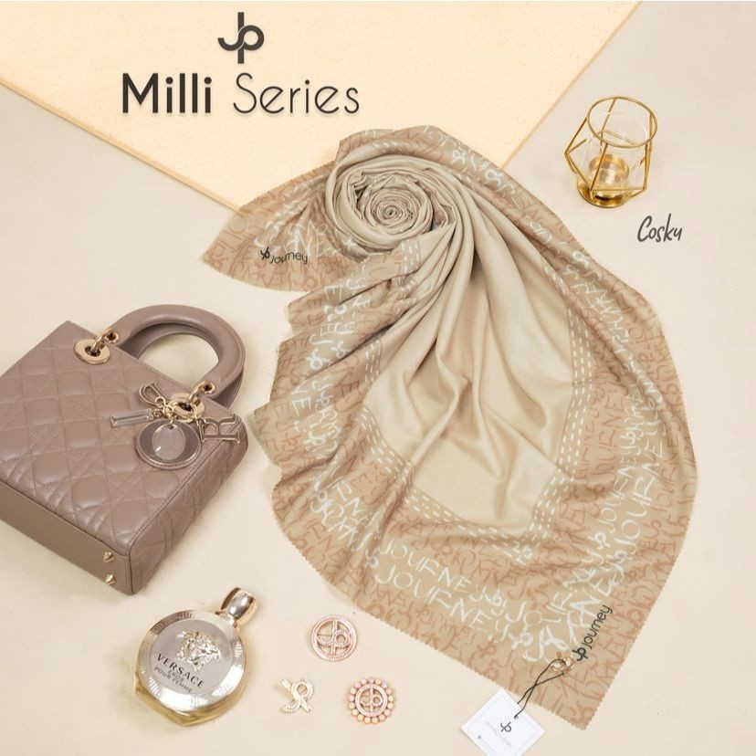 Hijab Journey Motif Terbaru Milli Series By Journey Scarves Motif Versi KW