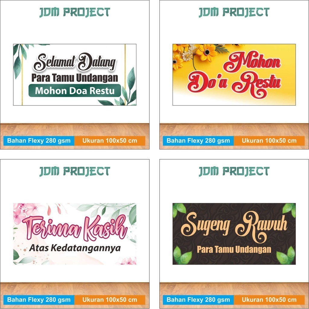 Cetak Kilat - Banner Selamat Datang Para tamu JDM