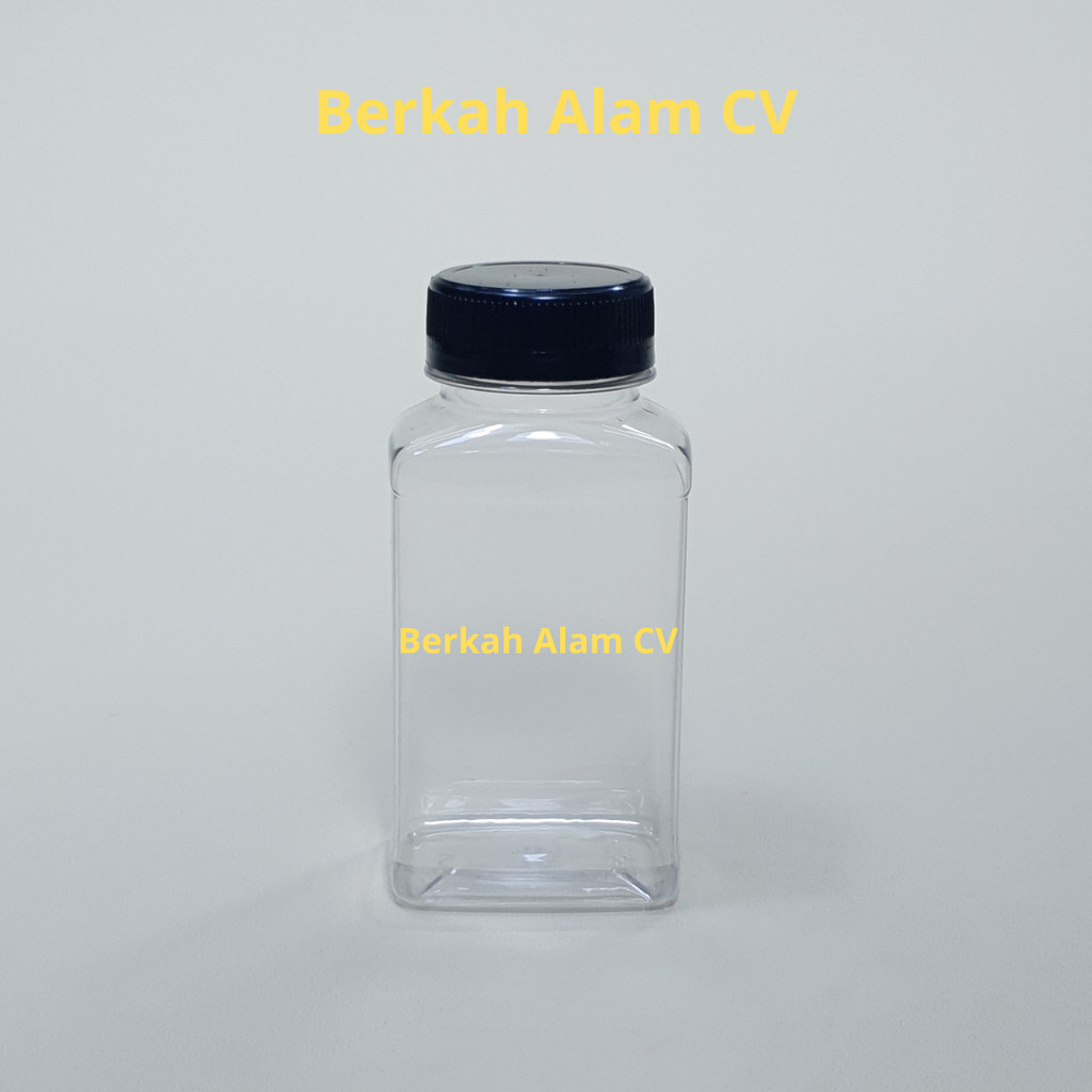 Botol Juice 200 Ml Kale Kotak Bulat Natural / Botol Kale 500 ml / Botol Coffe