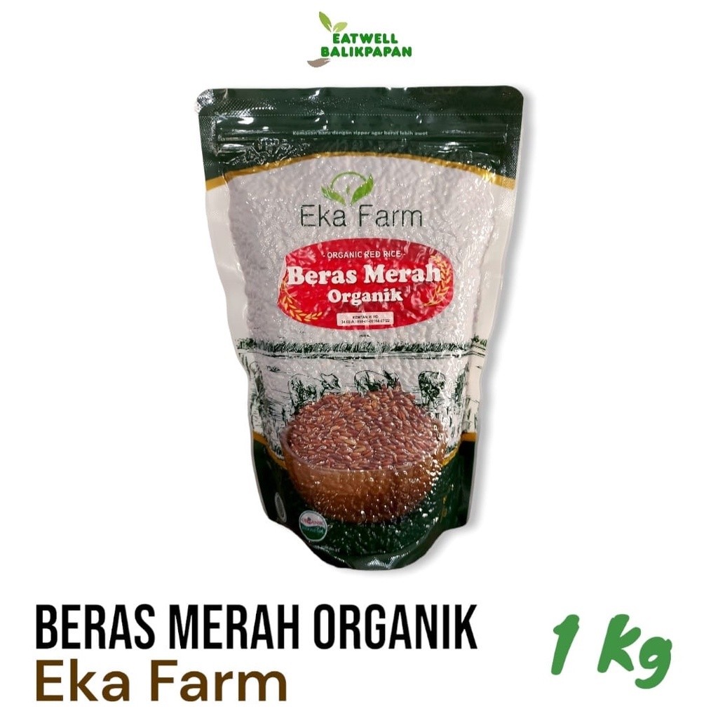 

BERAS MERAH PECAH KULIT ORGANIK - EKA FARM - 1KG - BALIKPAPAN