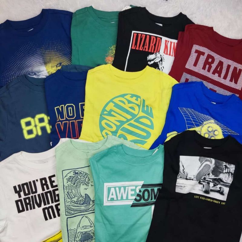 CRAZY 8 SEVEN LEMON  - KAOS ANAK LAKI-LAKI ORIGINAL - SIZE 4 5 6 7 8 T - T SHIRT