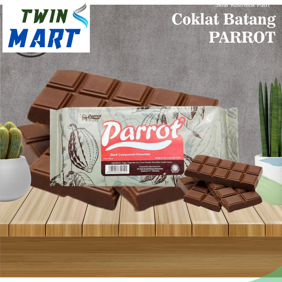 

Coklat PARROT / Parrot dark compound / Coklat Batang Kemasan 250gr