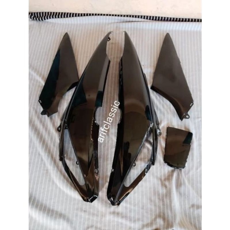 COD cover bodi supra x 125 lama new batman bok aki supra x 125 new batman warna hitam MOTOR