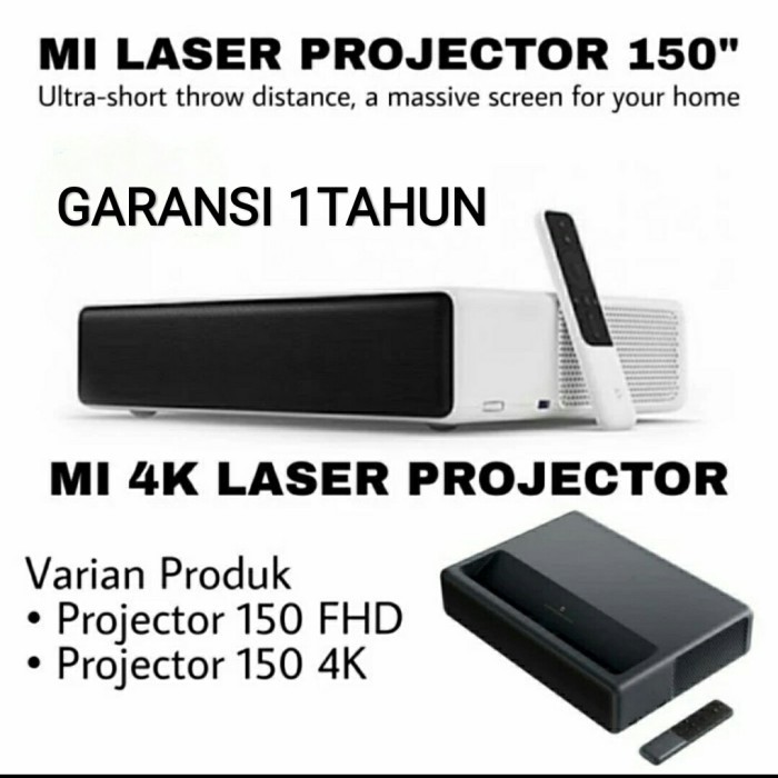 Xiomi mi Laser Projector 150 FHD / 4K - Proyektor Android - White FHD
