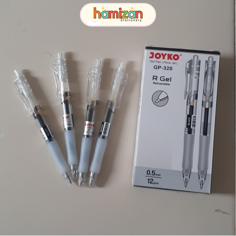 

( 1 pcs ) Pulpen Retractable Joyko R Gel / Gel Pen Cetrek / Bolpen GP-320 0.5mm Joyko / Pen Gel GP320 Cetek/Balpoin Bolpen Pena Pulpen Gel GP-320 Murah Berkualitas