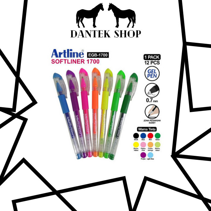 

Pulpen Gel Artline EGB-1700 - Pulpen Gel Warna Warni - Green