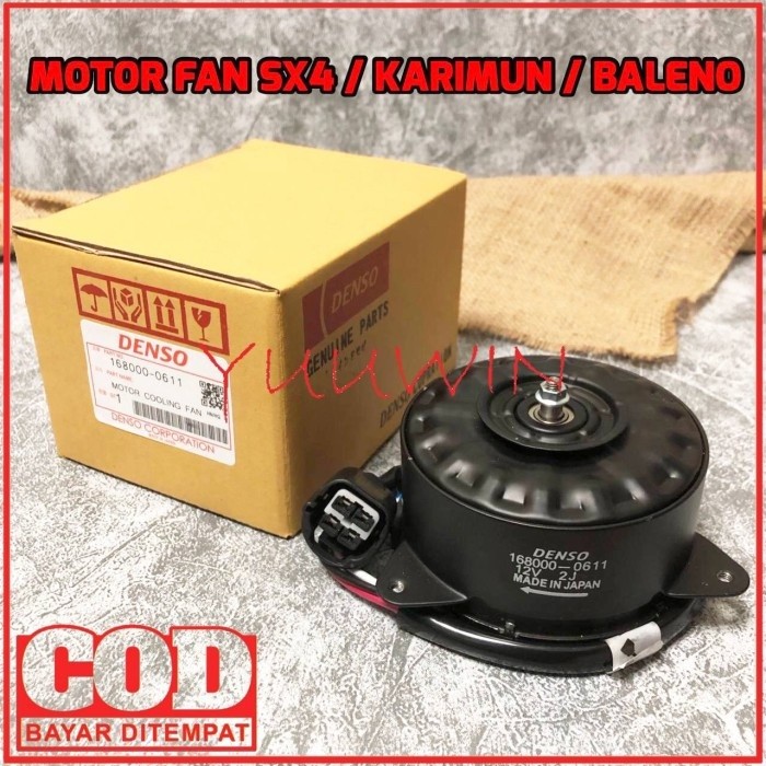 MOTOR FAN KARIMUN SX4 - MOTOR FAN RADIATOR BALENO AERIO SX-4 KARIMUN