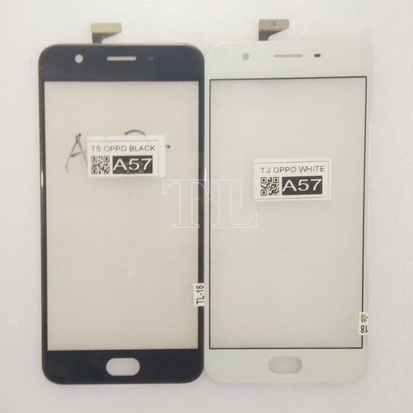 Viral Kaca TouchScreen Touch Screen TS Layar Sentuh OPPO A57 ORI WHITE