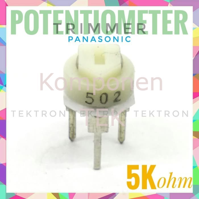 Trimpot 5Kohm PANASONIC, trimmer potentiometer potensio