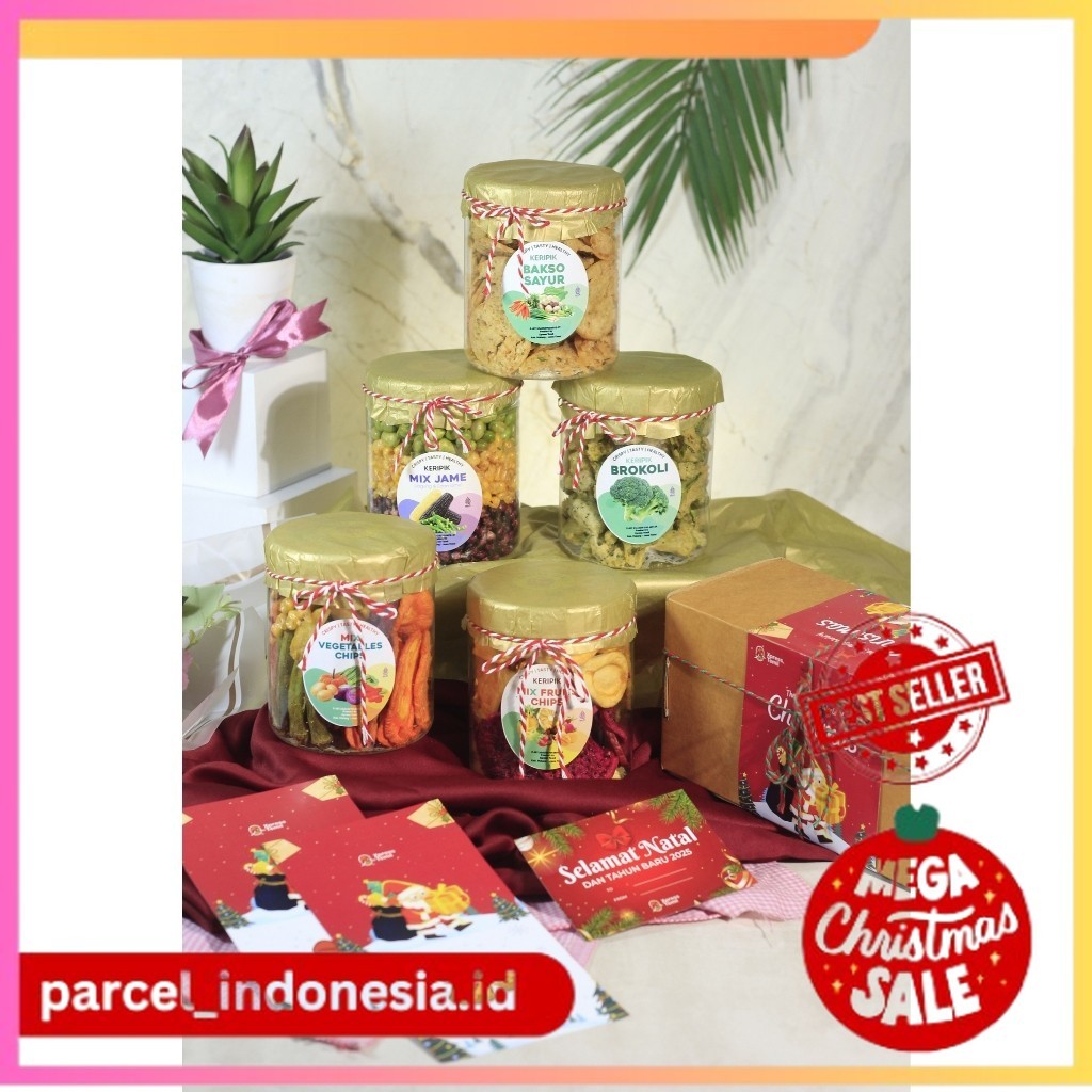 

Xpresstemil Paket Hampers Natal Christmas 2 Jar 600ml Free Kartu UCapan Tali Box