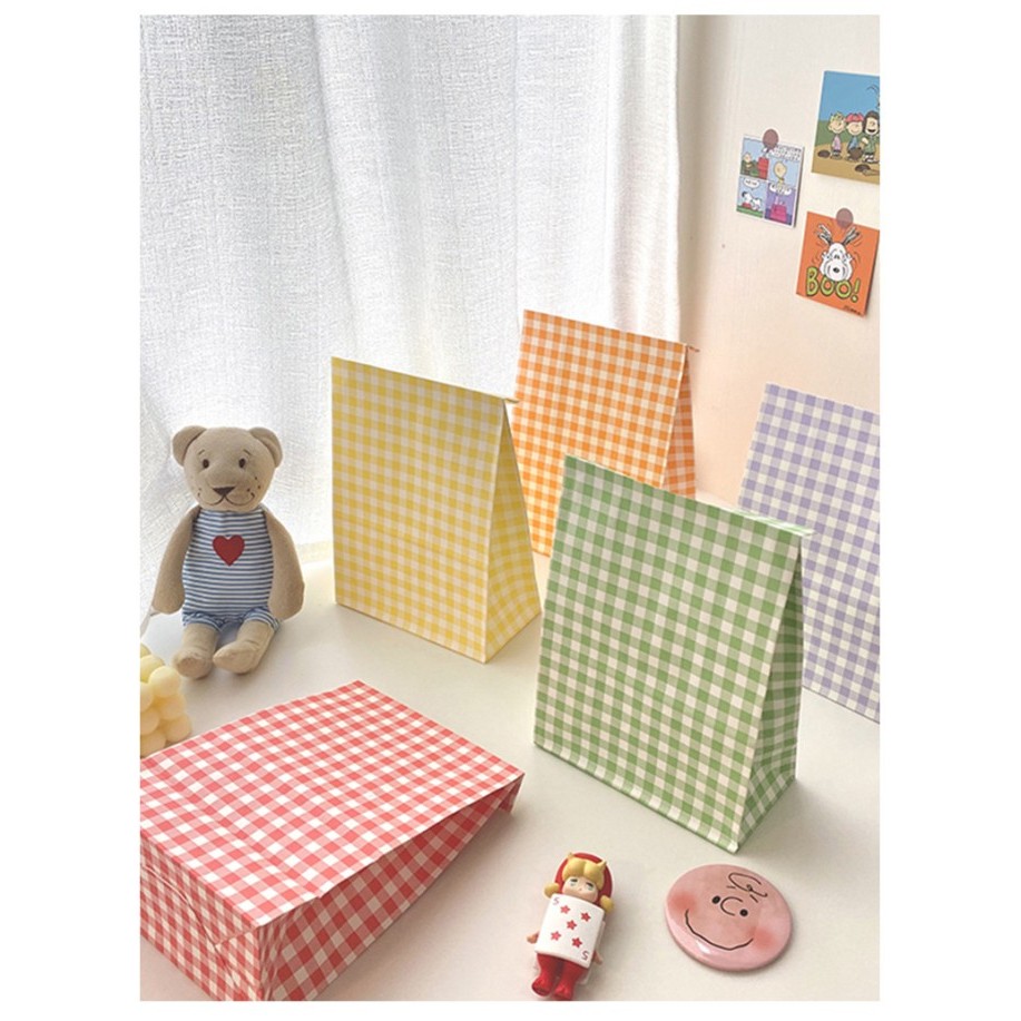 

Korean Paper Bag Gift Kado Snack Kue Kering - Cookies Candy Roti Tas