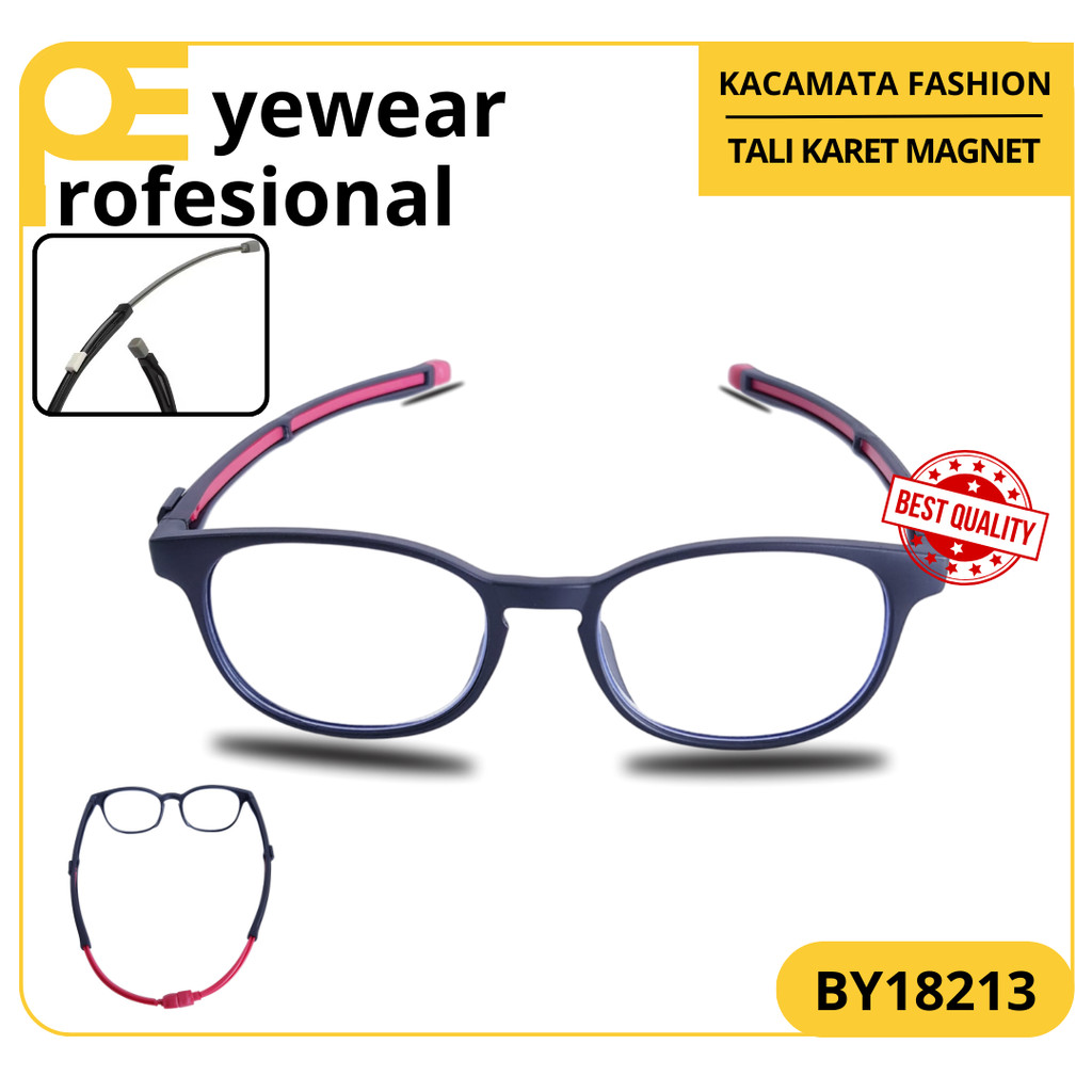 Kacamata Fashion Magnet Pria Wanita Kacamata Magnet Gantung Leher