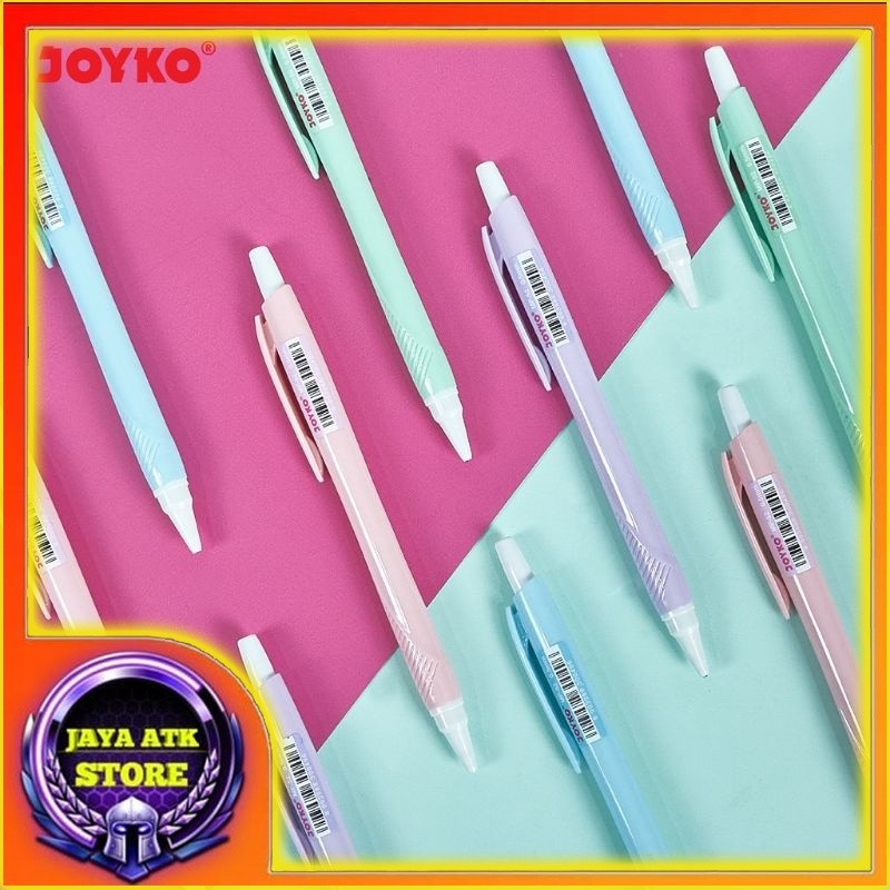 

Mechanical Pencil MP-52 Pensil Mekanik Warna Pastel 0,5mm Ecer