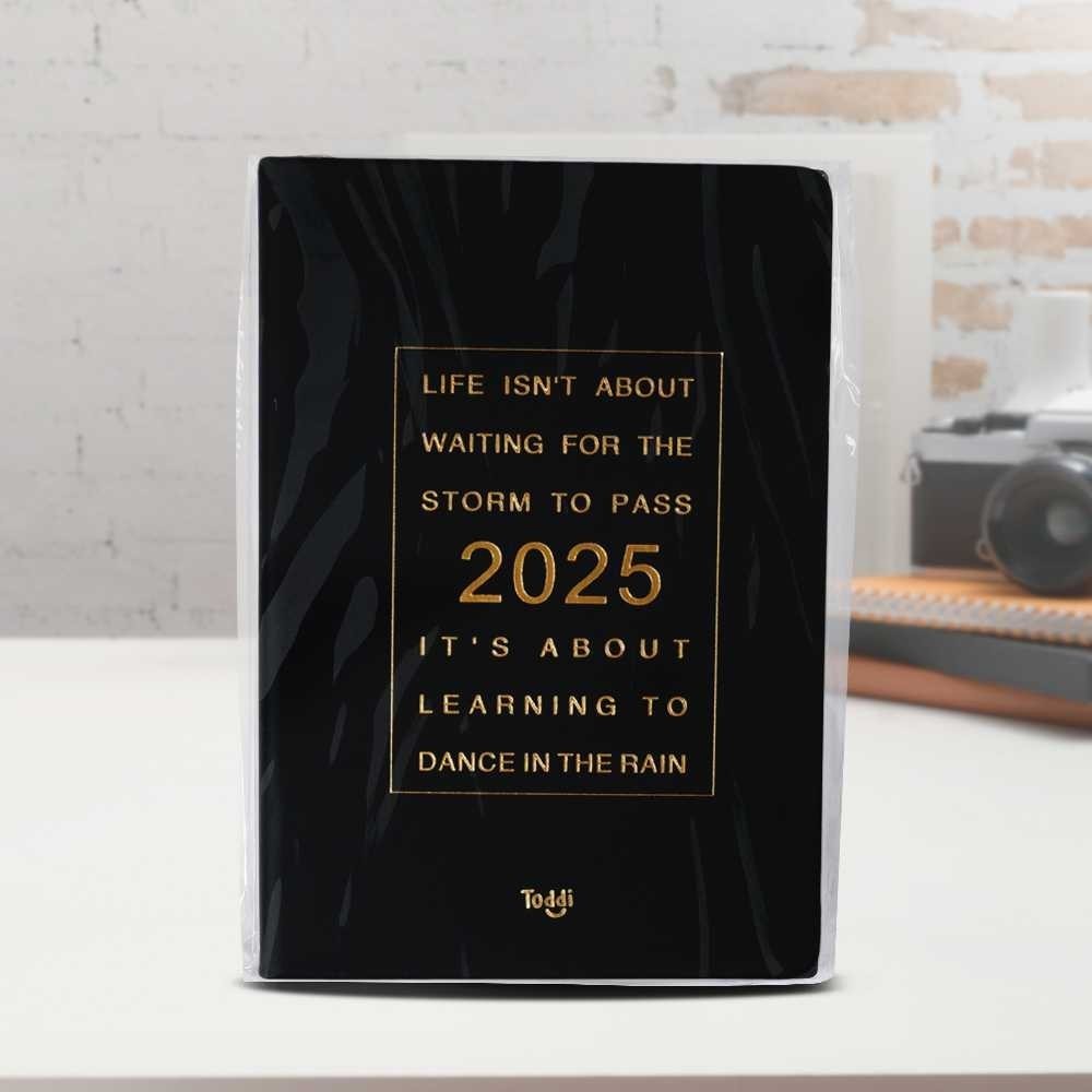 

QNSHP Toddi Buku Agenda Softcover Monthly Planner Notebook 304 Halaman - TD-20251