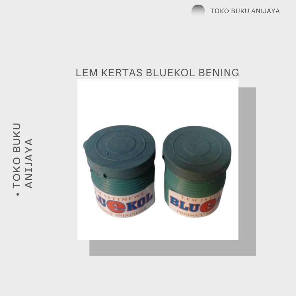 

LEM KERTAS BLUEKOL BENING / LEM KERTAS NATAKOL 1PCS Kantor Perekat