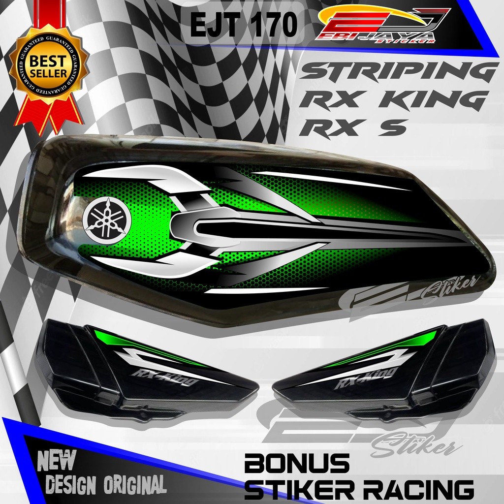 STRIPING RX KING , STRIPING MOTOR KING KOBRA , STIKER MOTOR RX KING