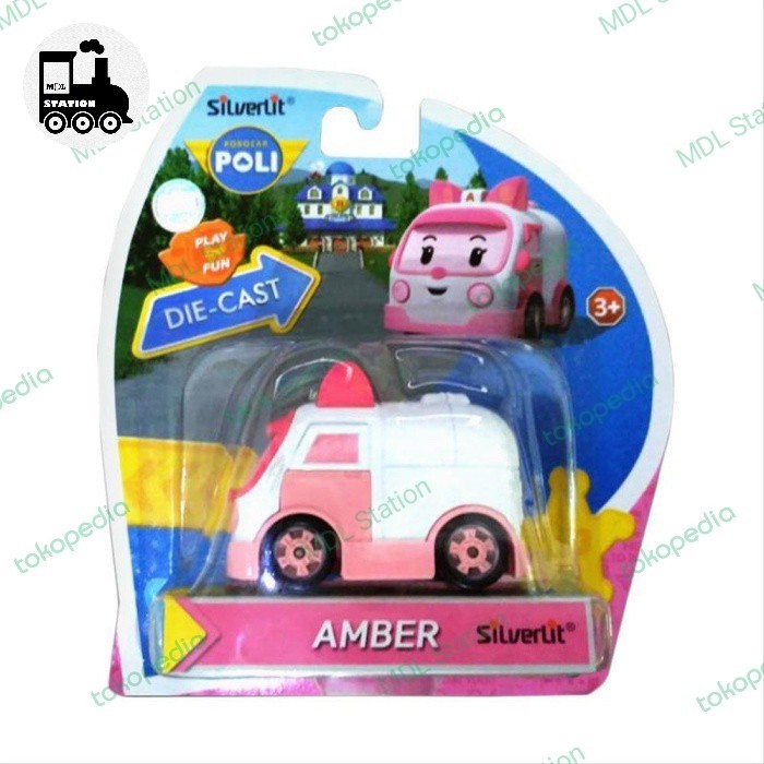 EF99 Robocar Poli Silverlit - Amber (Diecast Original)