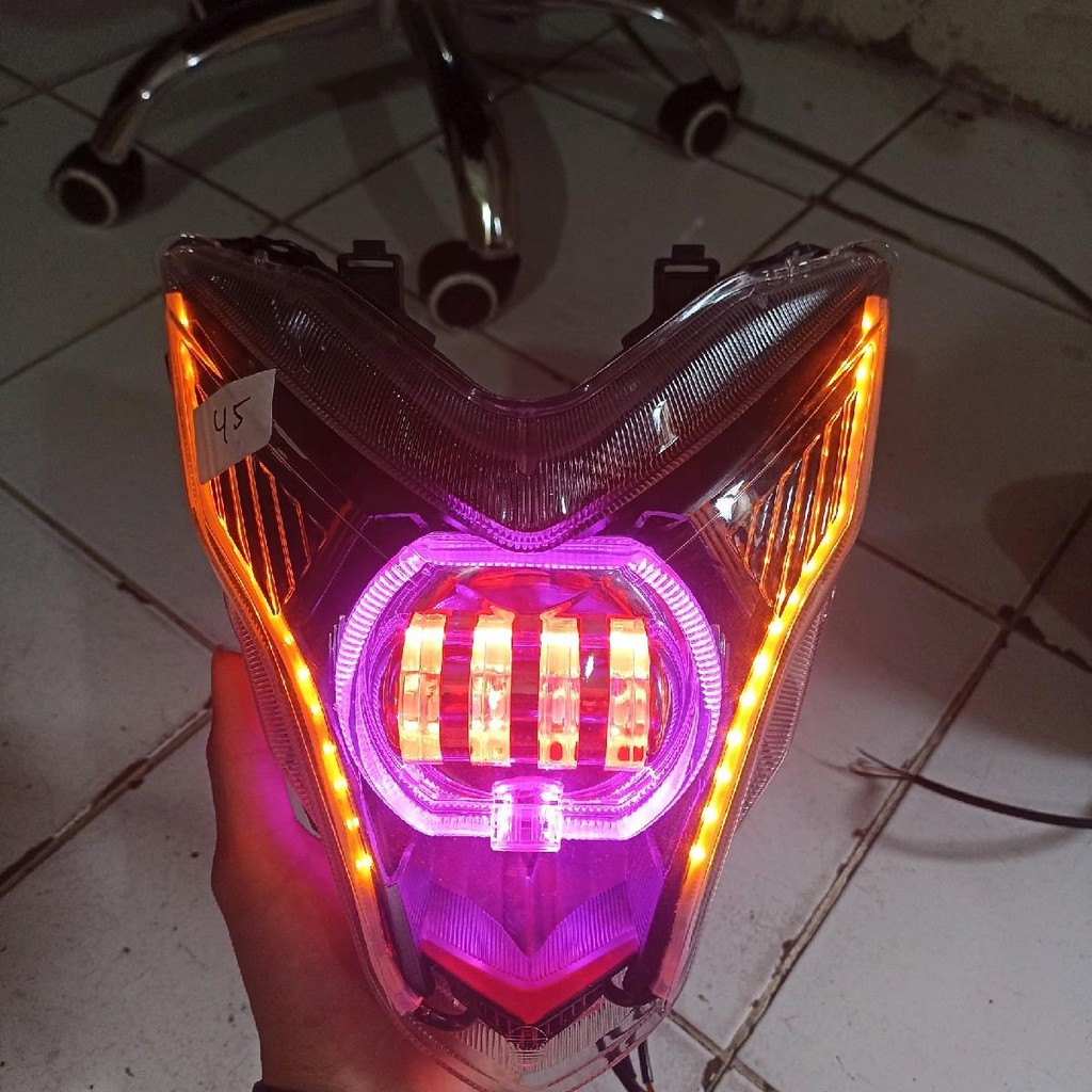 headlamp sonic projie/lampu depan new sonic150r custom Motorcycle